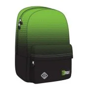 Ghiozdan scolar Majewski ST Right, BP33, Green Gradient, 2 compartimente, 40 x 31 x 17 cm