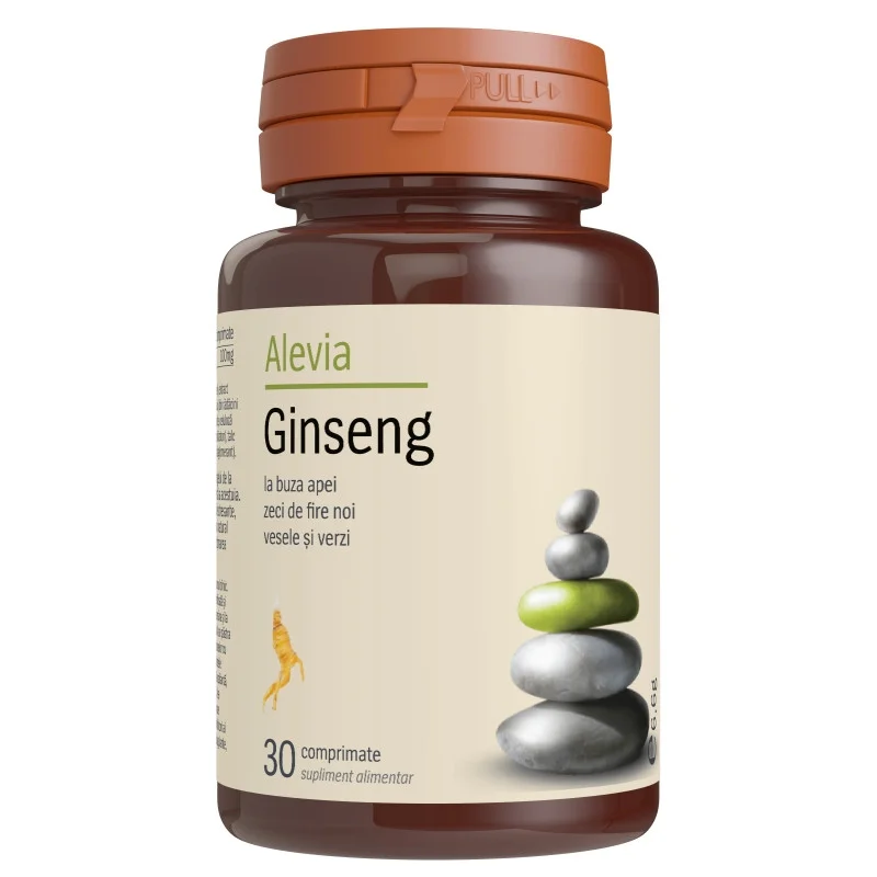 Ginseng, 30 comprimate, Alevia