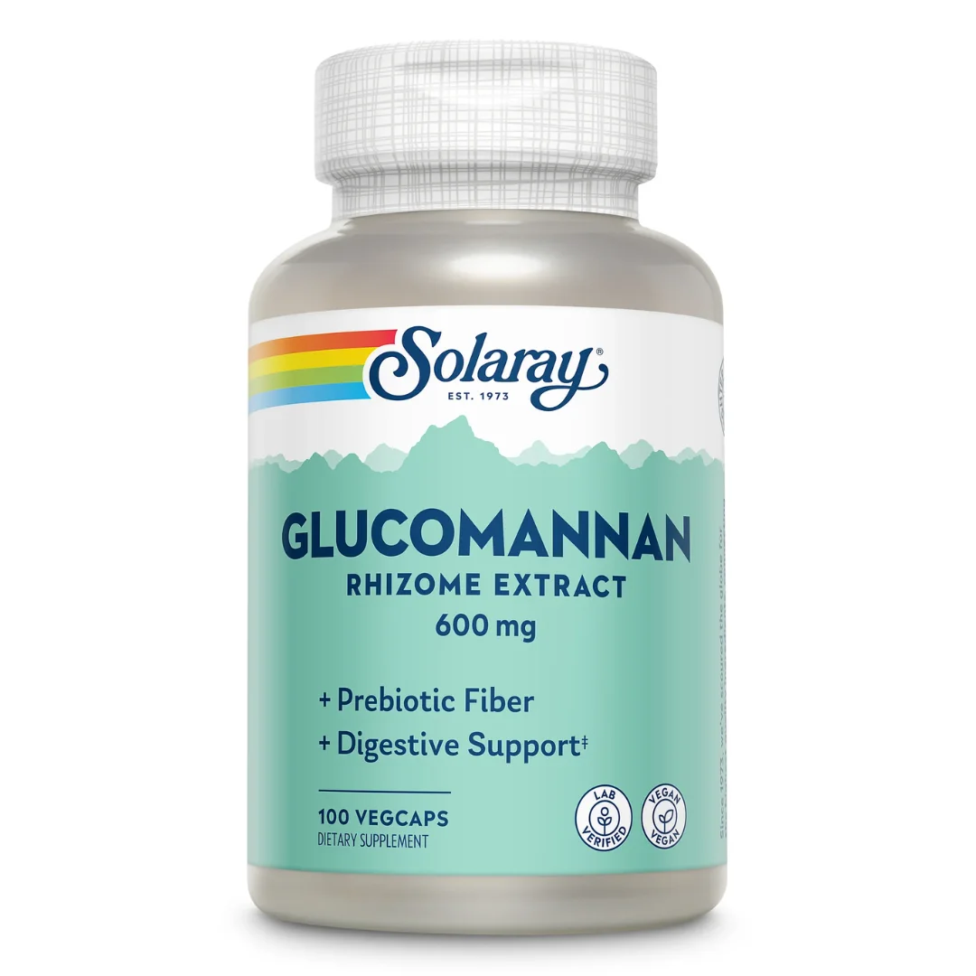 Glucomannan 600 mg Solaray, 100 capsule, Secom