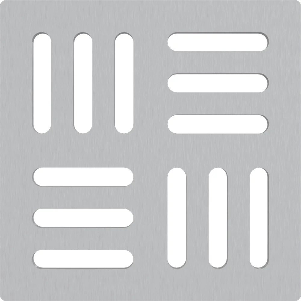 Gratar sifon pardoseala din otel inoxidabil 102x102 mm Alcadrain MPV011