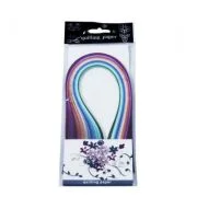 Hartie quilling, 0. 5x39cm, diverse culori, intense, set 150-160 buc, CNX, YZ5216