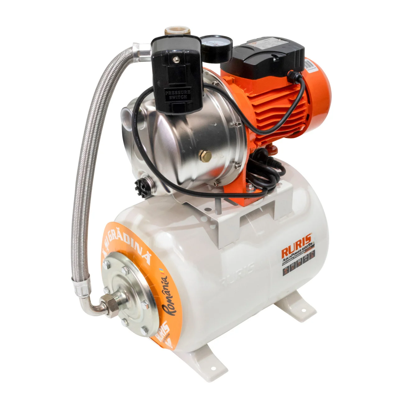 Hidrofor Ruris AquaPower 6009, 24 Litri, 880 W, H Refulare 45 m