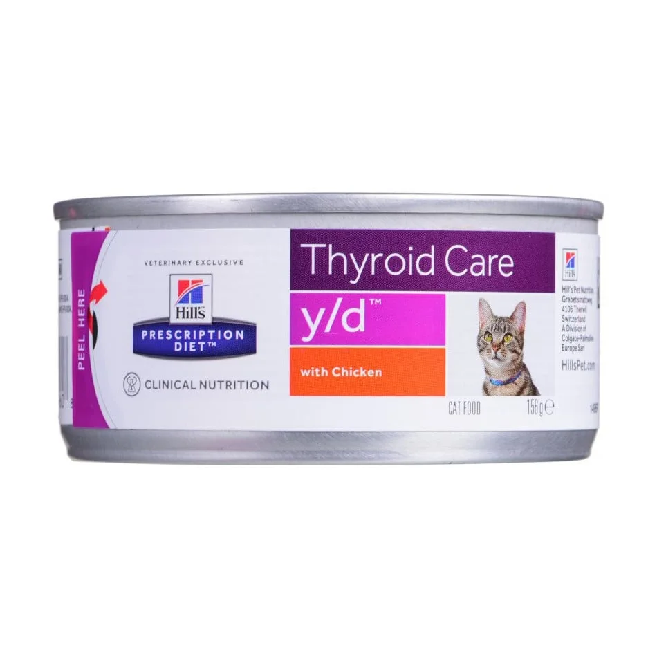 Hill's Dieta Pisica y/d Thyroid Care, 156 grame