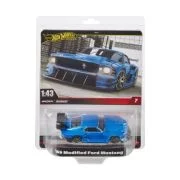 HOT WHEELS PREMIUM REAL RIDERS MASINUTA METALICA MODIFIED FORD MUSTANG 69 SCARA 1: 43