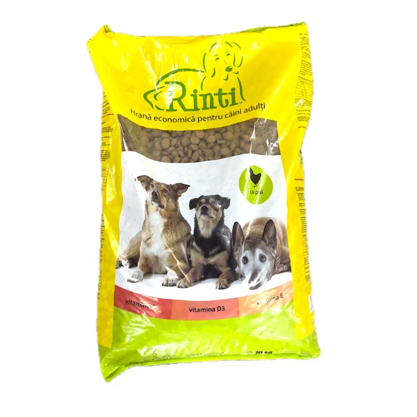 Hrana uscata caini Rinti Dog cu pui 10 kg