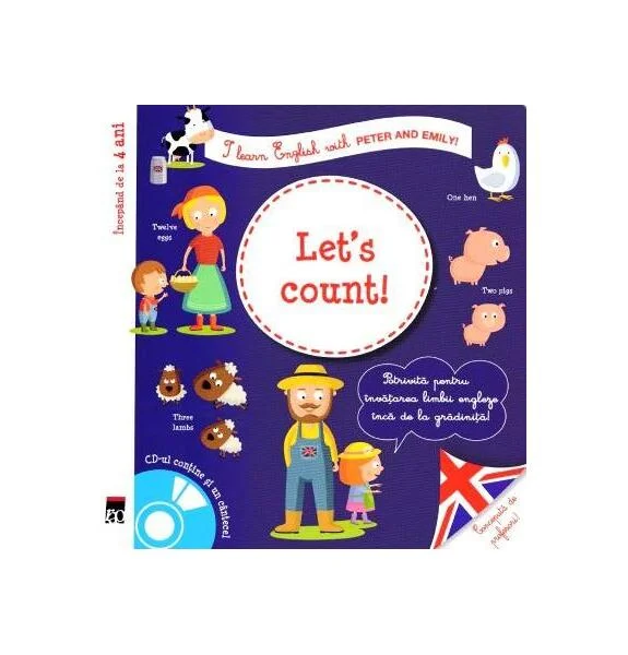 I learn English with Peter and Emily! Let's count! - Paperback brosat - Larousse - RAO