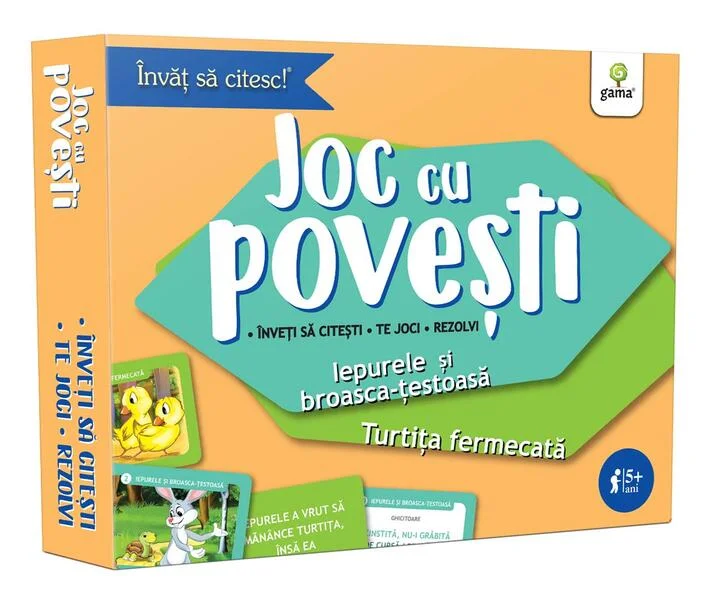 Iepurele și broasca țestoasă • Turtița fermecată - Hardcover - Gama
