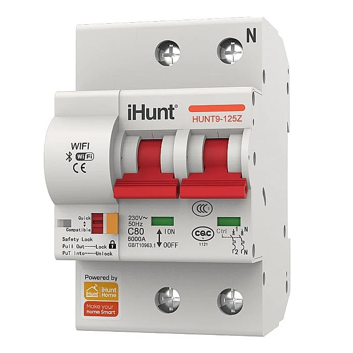 iHunt Home WIFI Smart Circuit Breaker 2P 40A - Siguranta automata inteligenta