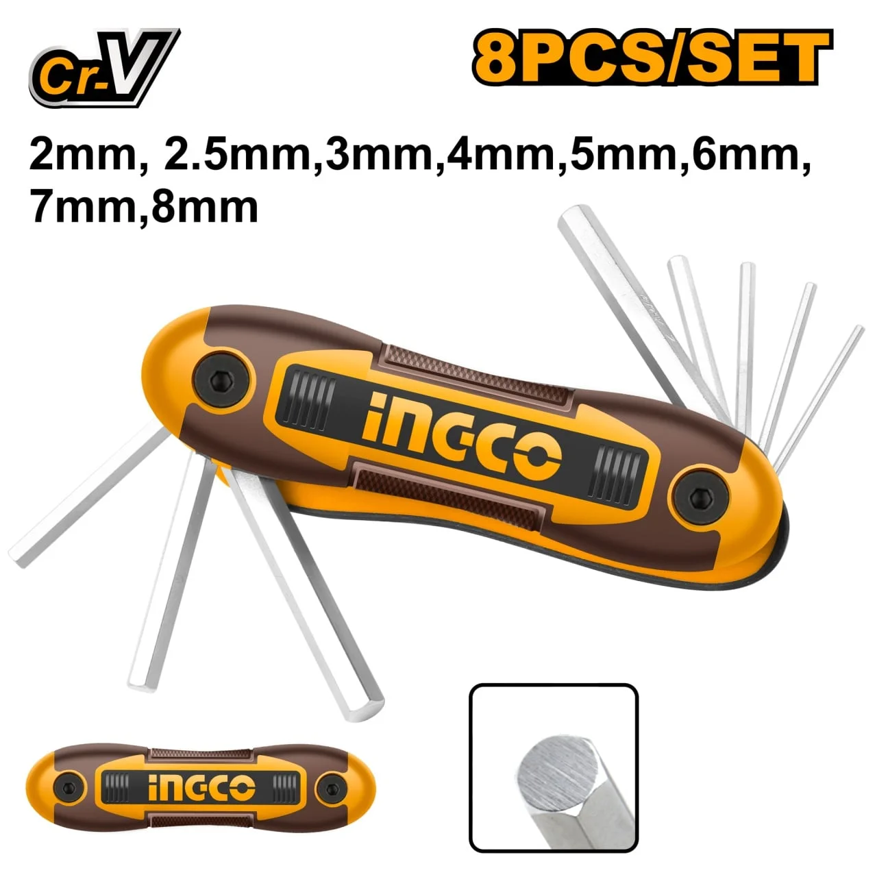 Imbus 2-8mm Multifunctional INGCO HHK14081