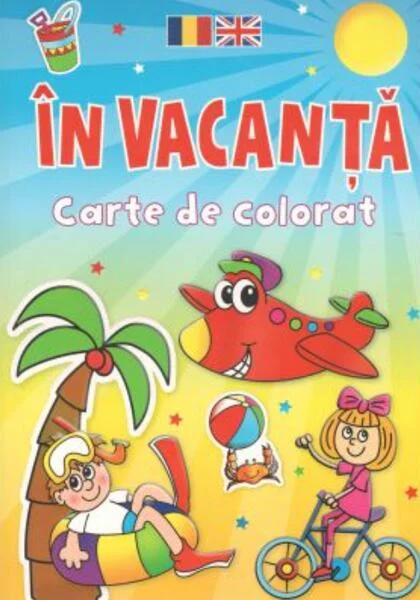 În vacanță. Carte de colorat. Ediție bilingvă (Română - Engleză) - Paperback brosat - Brown Watson - Flamingo