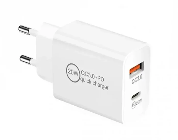 Incarcator pentru telefon PD+QC3.0 20W