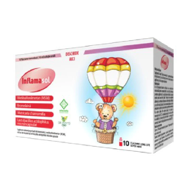 Inflamasol solutie orala, 10ml*10, Dr. Phyto