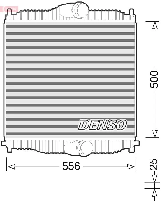 Intercooler, compresor DENSO DIT99002