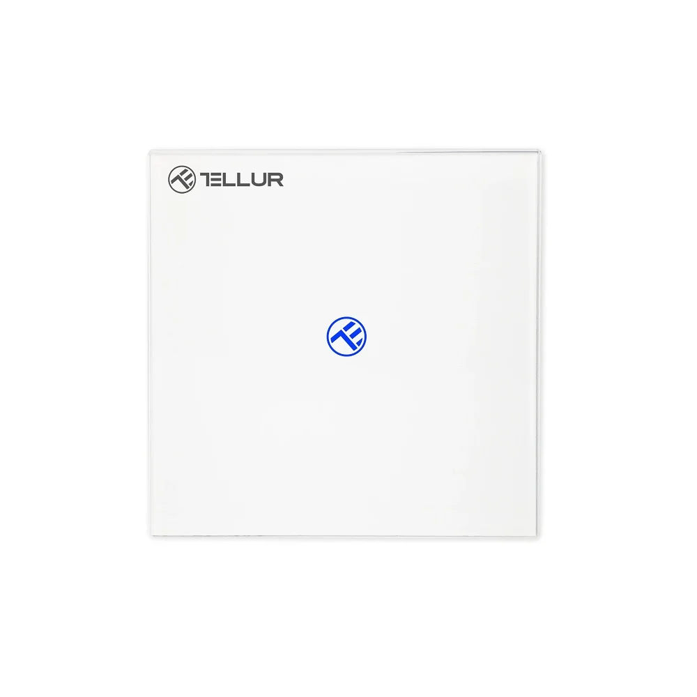 Intrerupator Simplu Wi-Fi cu Touch din Sticla Tellur, SS1N, 1 Port