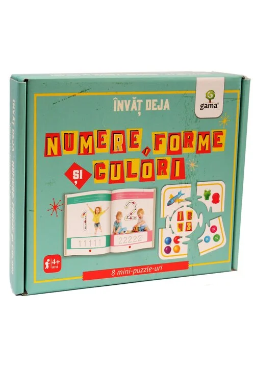 Invat deja numere forme si culori