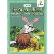 Invat sa citesc! Nivelul 0. Iepurele si broasca-testoasa - adaptare dupa Esop