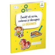 Invat sa scriu, colorez si decupez. La gradinita
