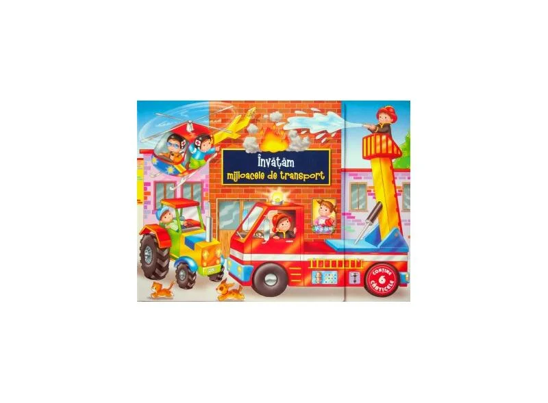 Învățăm mijloacele de transport - Hardcover - Litera