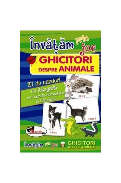 Învăţăm prin joc Ghicitori despre animale - Board book - *** - Aramis
