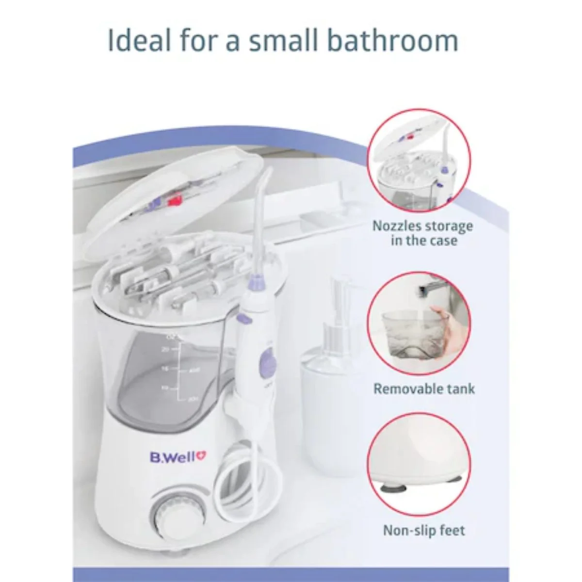 Irigator oral statie cu 7 capete, all family use PRO-922, 1 bucata, B.Well