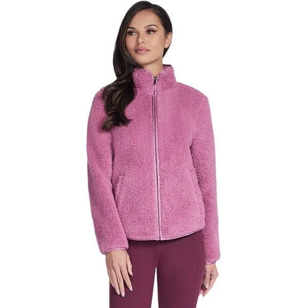 Jacheta femei Skechers Skech-Sherpa Jacket JA218-ROS, S, Roz