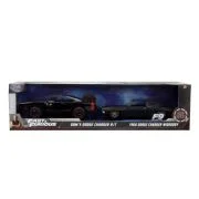 JADA FAST AND FURIOUS SET MASINUTE METALICE DODGE CHARGER RT SI DODGE CHARGER WIDEBODY SCARA 1: 32