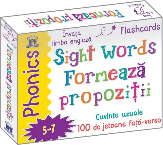 Jetoane. Sight Words / Formează propoziții (limba engleză) - Hardcover - *** - Didactica Publishing House