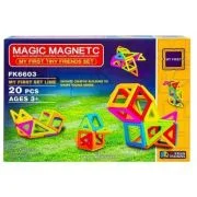 Joc constructii magnetic, 20 piese