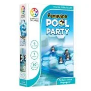 Joc de logica Penguins Pool Party, cu 60 de provocari, editie internationala