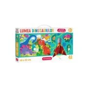 Joc educativ Mimorello Puzzle luuung. Lumea dinozaurilor