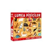 Joc educativ Puzzle Mimorello. Lumea Pisicilor