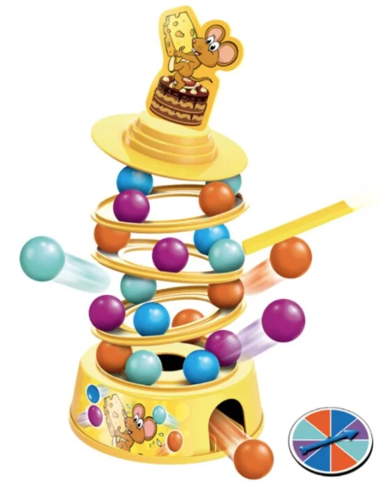 Joc interactiv pentru indemanare Tortul buclucas cu soricel