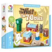 Joc logic Smart Games The Wolf &amp; The 7 Goats Deluxe, cu 48 de provocari, editie internationala