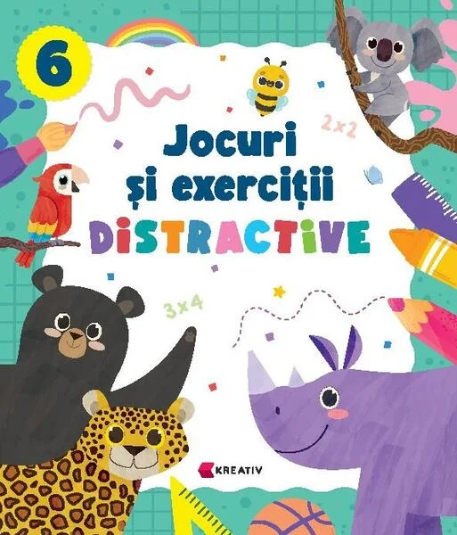 Jocuri și exerciții distractive (Vol. 6) - Paperback brosat - Kreativ