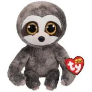 Jucarie de plus Beanie Boos, Lenes Gri, 24 cm, TY