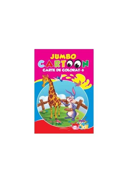 Jumbo Cartoon - carte de colorat 6 - Paperback - *** - Galaxia Copiilor