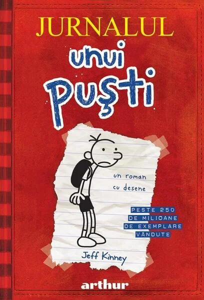 Jurnalul unui puşti (Vol.1) - HC - Hardcover - Jeff Kinney - Arthur