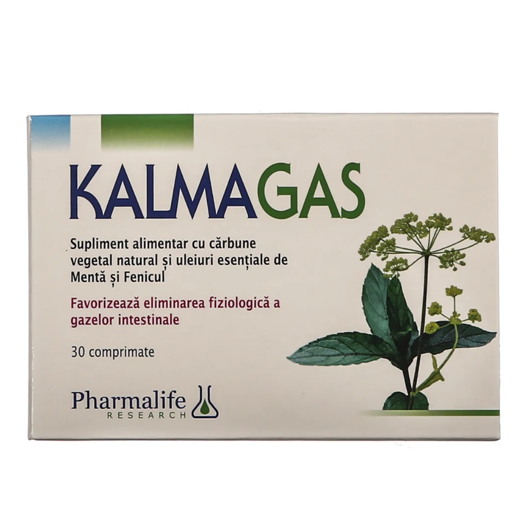 KalmaGas, 30 comprimate, Pharmalife