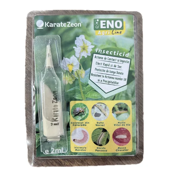 Karate Zeon 2 ml, insecticid contact, Syngenta (vita de vie, cartof, ceapa, cires, floarea soarelui, grau, orz, lucerna, mar, par, piersic, porumb, prun, rapita, varza, vinete)