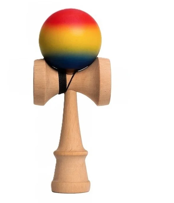 Kendama profesionala din lemn 18 cm model clasic bila 3 CULORI