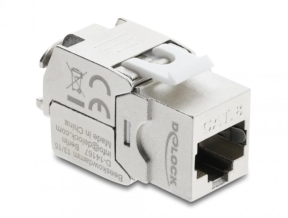 Keystone RJ45 la LSA Cat.8.1 ecranat tool-free, Delock 90715