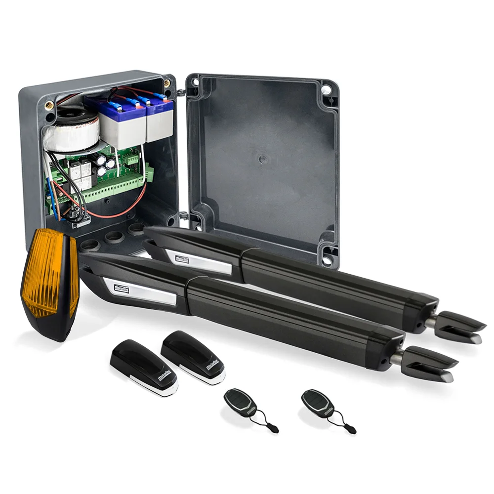 Kit automatizare poarta batanta Motorline JAG 400, 3 m/canat, 80 W, 24 V