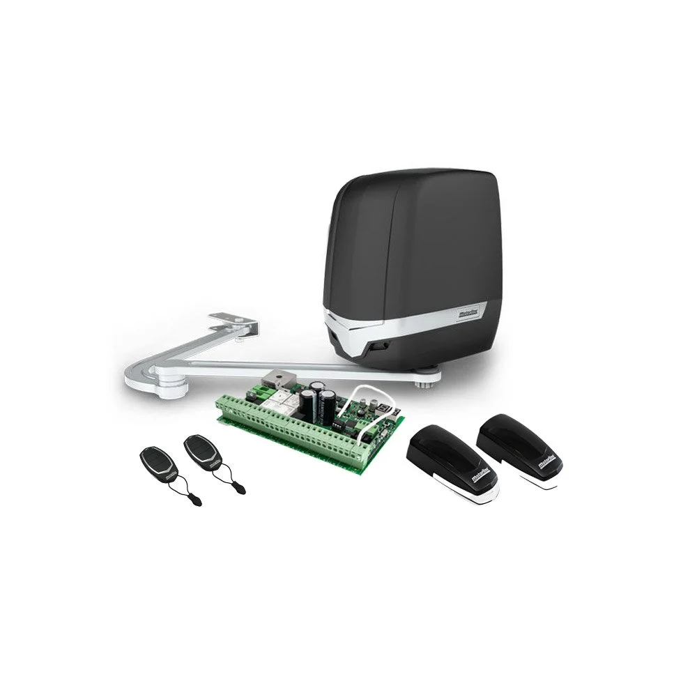 Kit automatizare poarta batanta Motorline Telica KIT TELICA24-1BR-L, 2.5 m, 200 kg, 24 Vac, brat articulat, stanga