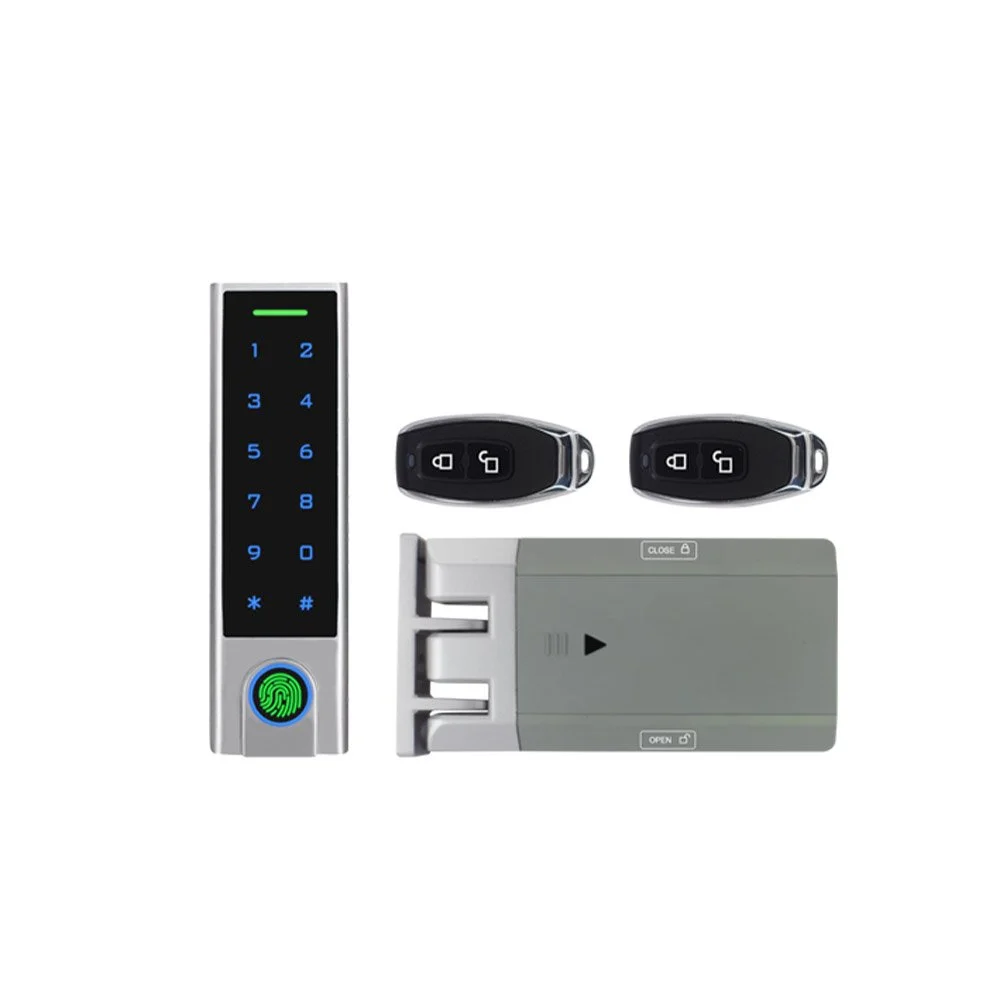 Kit control acces Secukey D5-X, EM, 125 KHz, pin, card, amprenta, telecomenzi, 1000 utilizatori