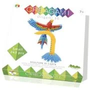 Kit origami cu 243 piese, Creagami, Papagal