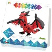 Kit origami cu 481 piese, Creagami, Dragon