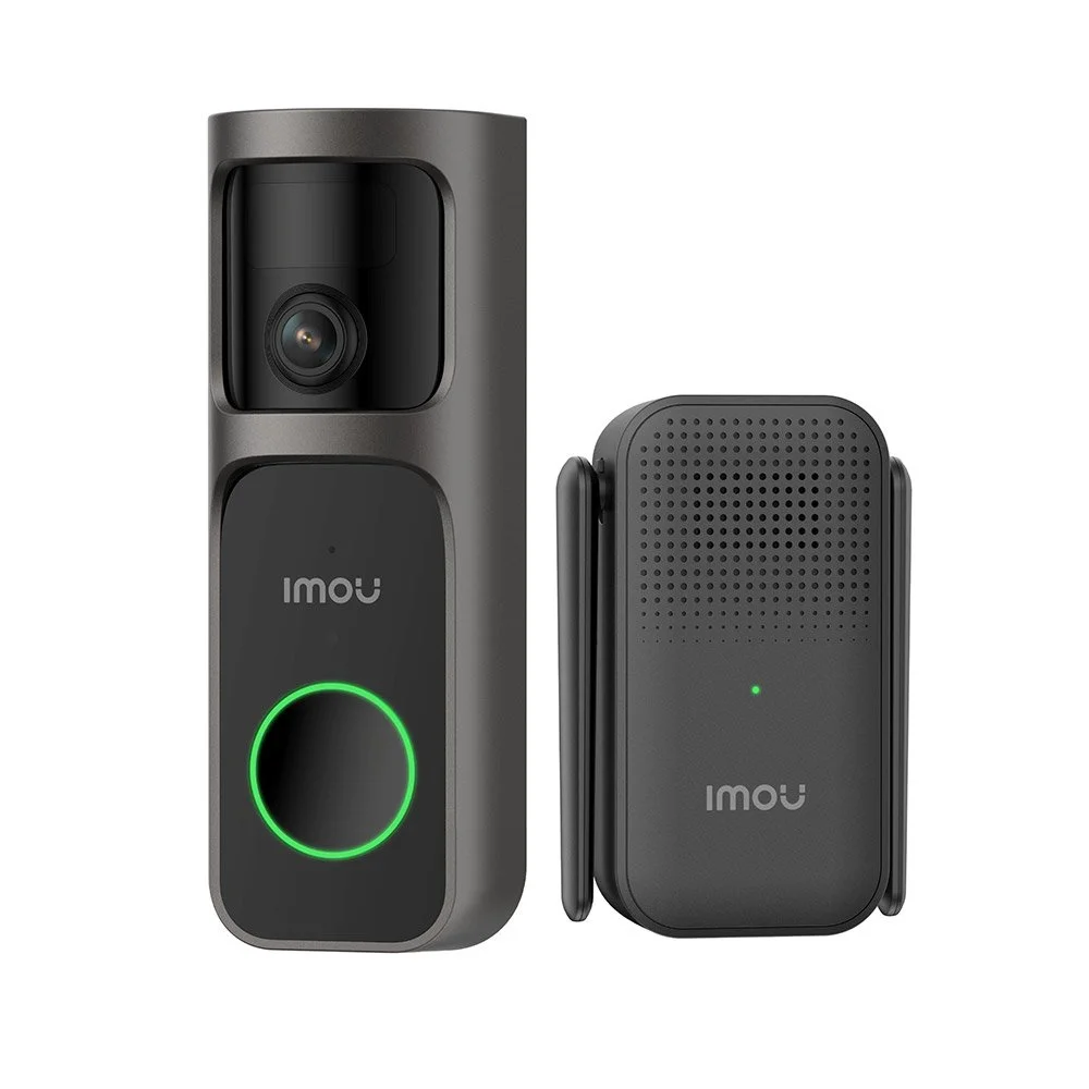 Kit sonerie video wireless Imou Doorbell 3 DB-3EP-4M0W/DS3, 4 MP, 1 mm, acumulator 5000 mAh, PIR, IR 5 m, microfon si difuzor, slot card, detectie miscare, notificari