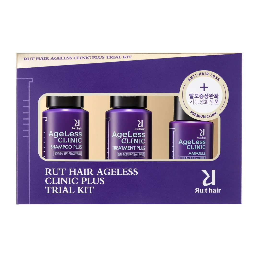 Kit Travel Size tratament impotriva incaruntirii si caderii parului, Ageless Clinic, Rut Hair