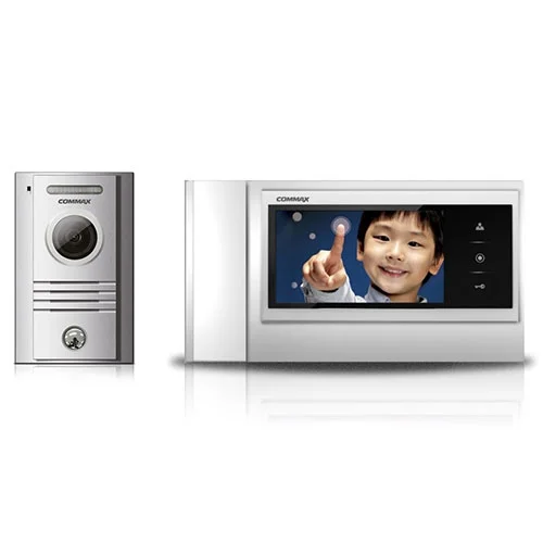 Kit videointerfon Commax COLOR FAM, 1 familie, 7 inch, aparent
