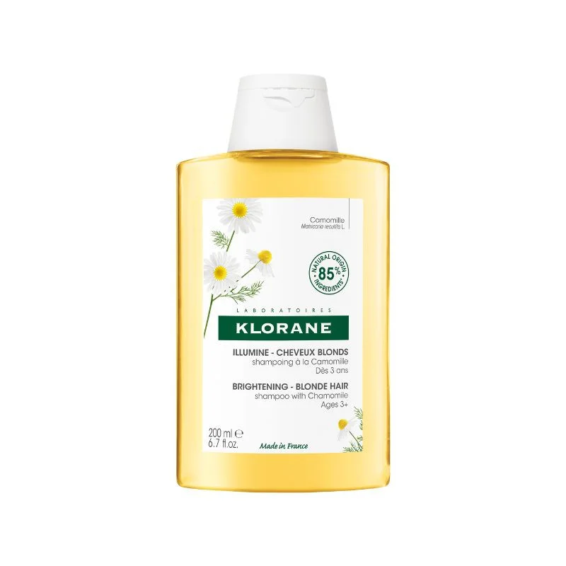 Klorane Sampon cu extract de musetel pentru par blond, 200 ml